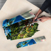New Caledonia Kanak Flag Landscape Umbrella Tropical Island Nature Floral TS04 - Polynesian Pride