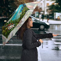 New Caledonia Kanak Flag Landscape Umbrella Tropical Island Nature Floral TS04 - Polynesian Pride
