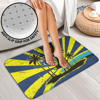 Waimanalo Oahu Hawaii Surfing Bathroom Set Tropical Beach Retro Sunburst Surfboard TS04 - Polynesian Pride