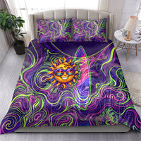 Waimanalo Hawaii Sun Rabbit Bedding Set Psychedelic Trippy Neon Swirl Graphic TS04 - Polynesian Pride