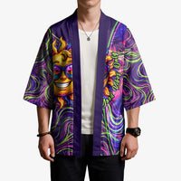 Waimanalo Hawaii Sun Rabbit Kimono Psychedelic Trippy Neon Swirl Graphic TS04 - Polynesian Pride