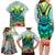 Polynesian Hawaii Family Matching Long Sleeve Bodycon Dress and Hawaiian Shirt Kanaka with Crab Tribal tattoo TS04 - Polynesian Pride