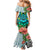 Polynesian Hawaii Mermaid Dress Kanaka with Crab Tribal tattoo TS04 - Polynesian Pride