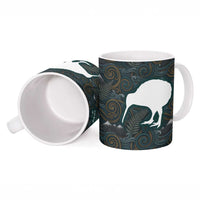 New Zealand is Calling and I Must Go Ceramic Mug Kiwi Bird Silhouette TS04 - Polynesian Pride