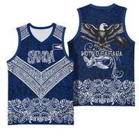 American Samoa Eagle Basketball Jersey Sea Turtle Traditional Polynesian Tribal Tattoo TS04 - Polynesian Pride