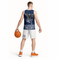 American Samoa Eagle Basketball Jersey Sea Turtle Traditional Polynesian Tribal Tattoo TS04 - Polynesian Pride