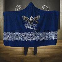American Samoa Eagle Hooded Blanket Sea Turtle Traditional Polynesian Tribal Tattoo TS04 - Polynesian Pride