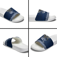 American Samoa Eagle Slide Sandals Sea Turtle Traditional Polynesian Tribal Tattoo TS04 - Polynesian Pride