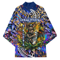 American Samoa Warrior Kimono Polynesian Fruit Bat Talofa Urban Graffiti Street Art TS04 - Polynesian Pride