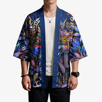American Samoa Warrior Kimono Polynesian Fruit Bat Talofa Urban Graffiti Street Art TS04 - Polynesian Pride