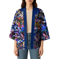 American Samoa Warrior Kimono Polynesian Fruit Bat Talofa Urban Graffiti Street Art TS04 - Polynesian Pride