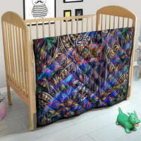 American Samoa Warrior Quilt Polynesian Fruit Bat Talofa Urban Graffiti Street Art TS04 - Polynesian Pride