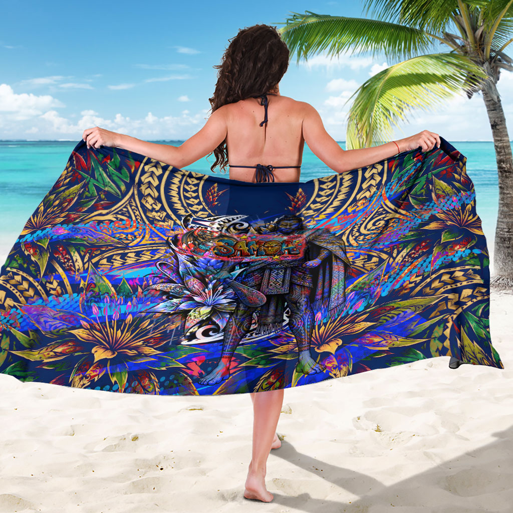 American Samoa Warrior Sarong Polynesian Fruit Bat Talofa Urban Graffiti Street Art TS04 - Polynesian Pride