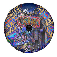 American Samoa Warrior Spare Tire Cover Polynesian Fruit Bat Talofa Urban Graffiti Street Art TS04 - Polynesian Pride