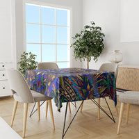 American Samoa Warrior Tablecloth Polynesian Fruit Bat Talofa Urban Graffiti Street Art TS04 - Polynesian Pride
