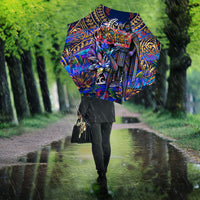American Samoa Warrior Umbrella Polynesian Fruit Bat Talofa Urban Graffiti Street Art TS04 - Polynesian Pride
