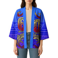 Personalized Polynesian 60th Birthday Kimono Polynesian Tribal Art Vintage Ocean Pattern TS04 - Polynesian Pride