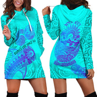 Personalized Polynesian 60th Birthday Island Life Since 1966 Hoodie Dress Vibrant Tribal Tattoo Ocean Sunset Pattern TS04 - Polynesian Pride