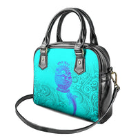Personalized Polynesian 60th Birthday Island Life Since 1966 Shoulder Handbag Vibrant Tribal Tattoo Ocean Sunset Pattern TS04 - Polynesian Pride