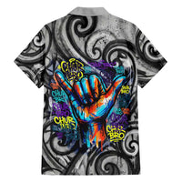 Chur Bro Shaka Sign Hawaiian Shirt New Zealand Koru Colorful Graffiti Splash TS04 - Polynesian Pride