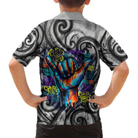 Chur Bro Shaka Sign Hawaiian Shirt New Zealand Koru Colorful Graffiti Splash TS04 - Polynesian Pride