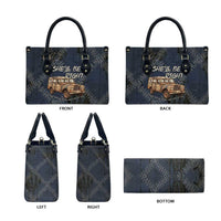 New Zealand She’ll Be Right Leather Bag NZ Slang No. 8 Wire Map Pattern TS04 - Polynesian Pride