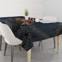 New Zealand She’ll Be Right Tablecloth NZ Slang No. 8 Wire Map Pattern TS04 - Polynesian Pride