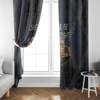 New Zealand She’ll Be Right Window Curtain NZ Slang No. 8 Wire Map Pattern TS04 - Polynesian Pride
