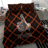 Tu Meke Maori New Zealand Slang Bedding Set with Glow Neon Step Style TS04 - Polynesian Pride