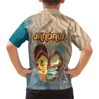 Kiwi Jandal Beach Life Hawaiian Shirt New Zealand Flip Flops Ocean Wave Surf Style TS04 - Polynesian Pride