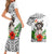 Polynesian Shih Tzu Couples Matching Short Sleeve Bodycon Dress and Hawaiian Shirt Polynesian Pattern And Shih Tzu TS04 - Polynesian Pride