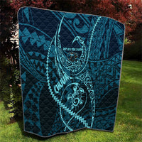 Chuuk Deep Into Truk Lagoon Quilt Polynesian Tribal Pattern Wreck Diving Teal Ship Art TS04 - Polynesian Pride