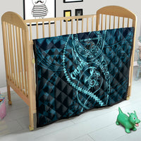 Chuuk Deep Into Truk Lagoon Quilt Polynesian Tribal Pattern Wreck Diving Teal Ship Art TS04 - Polynesian Pride