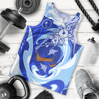 Chuuk Micronesian Roots Men Tank Top Polynesian Tribal Pattern Hibiscus Flower And Stingray Art TS04 - Polynesian Pride