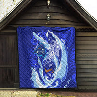 Chuuk Micronesian Roots Quilt Polynesian Tribal Pattern Hibiscus Flower And Stingray Art TS04 - Polynesian Pride