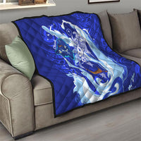 Chuuk Micronesian Roots Quilt Polynesian Tribal Pattern Hibiscus Flower And Stingray Art TS04 - Polynesian Pride