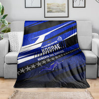 Kosrae Deep Sea Scuba Diving Blanket Blue Hole Beneath The Surface Coral Reef Graphic Art TS04 - Polynesian Pride