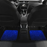 Kosrae Deep Sea Scuba Diving Car Mats Blue Hole Beneath The Surface Coral Reef Graphic Art TS04 Set 2pcs - Back Blue Black - Polynesian Pride