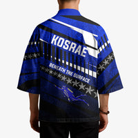 Kosrae Deep Sea Scuba Diving Kimono Blue Hole Beneath The Surface Coral Reef Graphic Art TS04 - Polynesian Pride