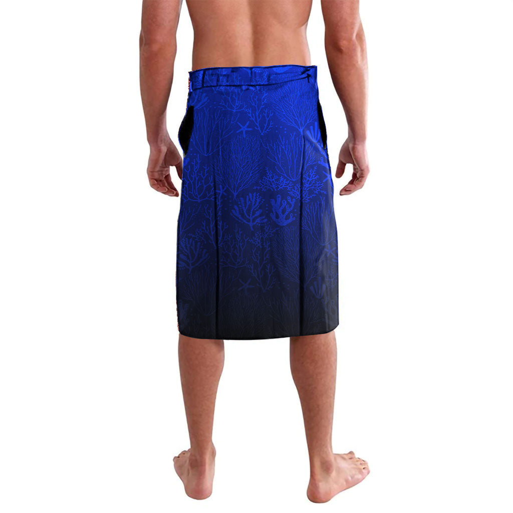 Kosrae Deep Sea Scuba Diving Lavalava Blue Hole Beneath The Surface Coral Reef Graphic Art TS04 - Polynesian Pride