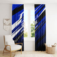 Kosrae Deep Sea Scuba Diving Window Curtain Blue Hole Beneath The Surface Coral Reef Graphic Art TS04 - Polynesian Pride