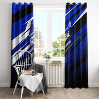 Kosrae Deep Sea Scuba Diving Window Curtain Blue Hole Beneath The Surface Coral Reef Graphic Art TS04 - Polynesian Pride