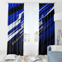 Kosrae Deep Sea Scuba Diving Window Curtain Blue Hole Beneath The Surface Coral Reef Graphic Art TS04 - Polynesian Pride