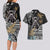 Polynesian Pitbull Couples Matching Long Sleeve Bodycon Dress and Hawaiian Shirt Polynesian Pattern And Pitbull TS04 - Polynesian Pride