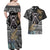 Polynesian Pitbull Couples Matching Off Shoulder Maxi Dress and Hawaiian Shirt Polynesian Pattern And Pitbull TS04 - Polynesian Pride