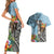 Polynesian Greyhound Couples Matching Short Sleeve Bodycon Dress and Hawaiian Shirt Polynesian Pattern And Greyhound TS04 - Polynesian Pride