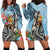 Polynesian Greyhound Hoodie Dress Polynesian Pattern And Greyhound TS04 - Polynesian Pride