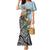 Polynesian Greyhound Mermaid Dress Polynesian Pattern And Greyhound TS04 Women Cyan - Polynesian Pride