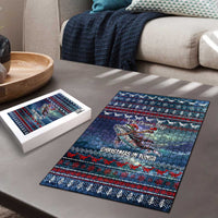 Tonga Christmas Puzzle with Singing Whale Ocean Scene National Coat of Arms TS04 - Polynesian Pride