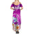 Hawaii Plumeria Flower Summer Maxi Dress Plumeria FLowers And Polynesian Pattern TS04 - Polynesian Pride